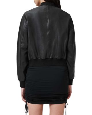 Orten Leather Bomber Jacket