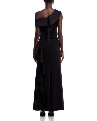 One Shoulder Ruffled Dress - Exclusive