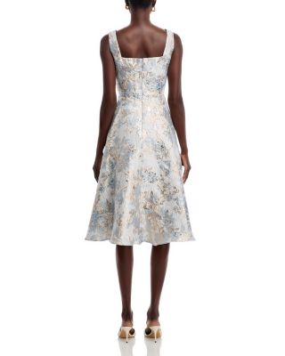 Brocade Midi Dress - Exclusive
