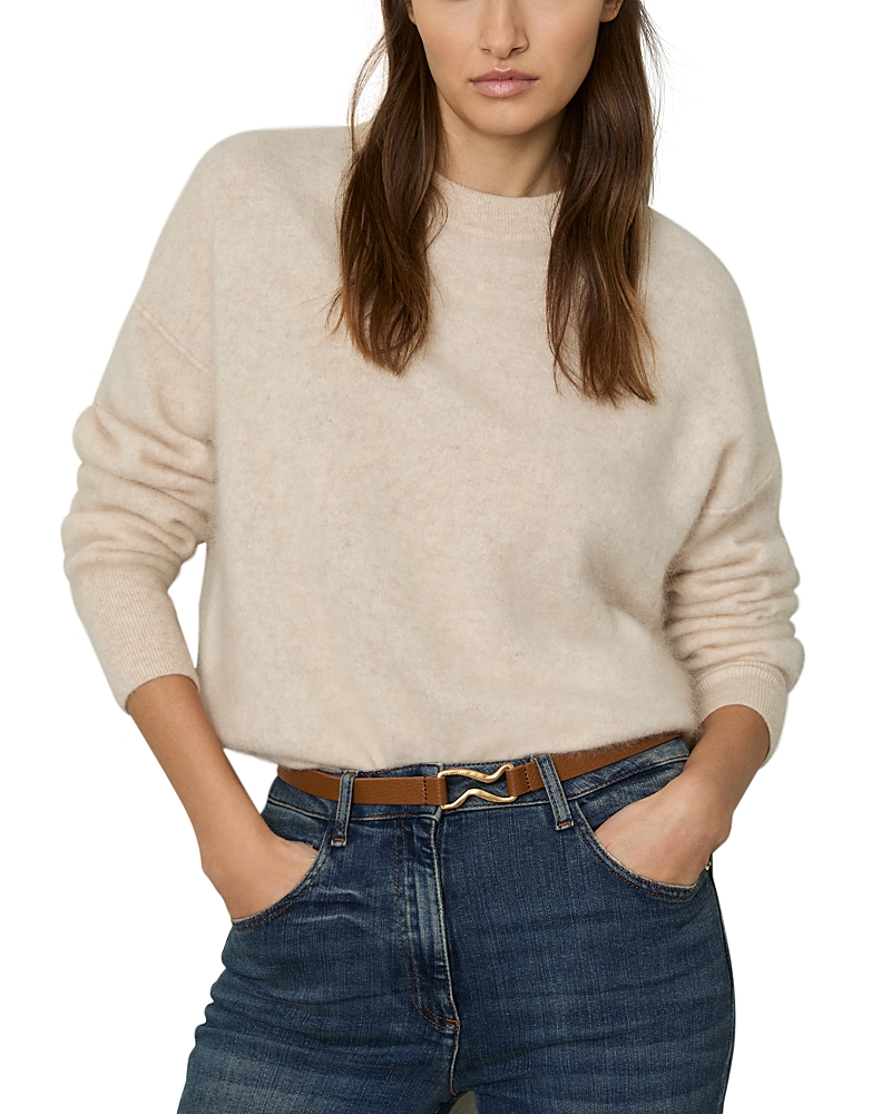 Reiss Scarlett Hardware Interest Belt In Tan