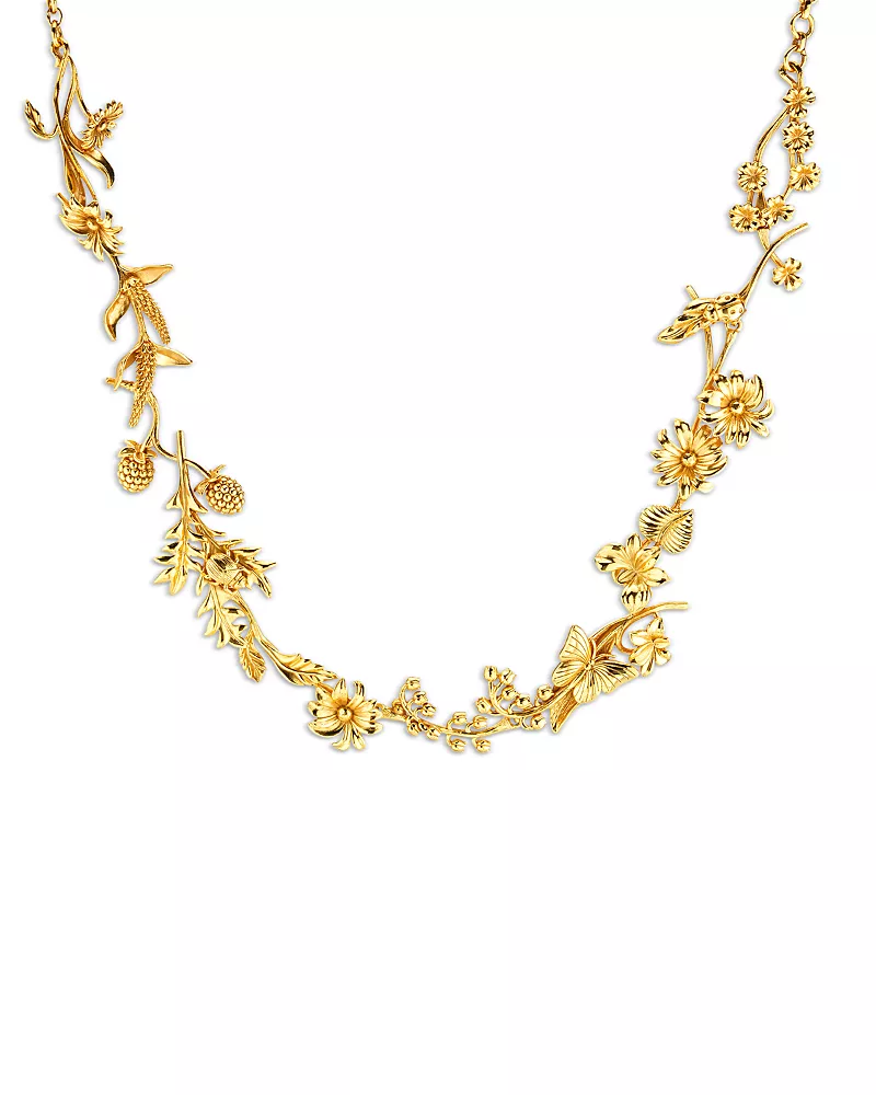 Capucine De Wulf Meadow Wildflower Necklace, 16