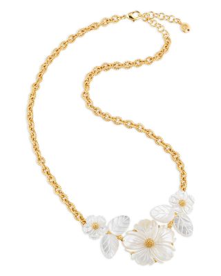 Mermaid Garden Bouquet Necklace, 16"