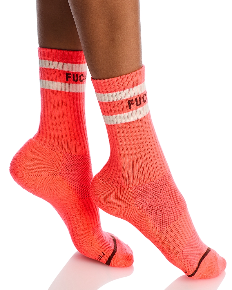 Mother Baby Steps Crew Socks In Red