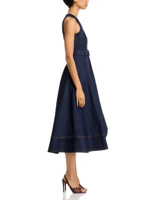 Zelda Denim Midi Dress