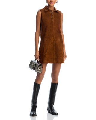 The Suede City Shift Dress