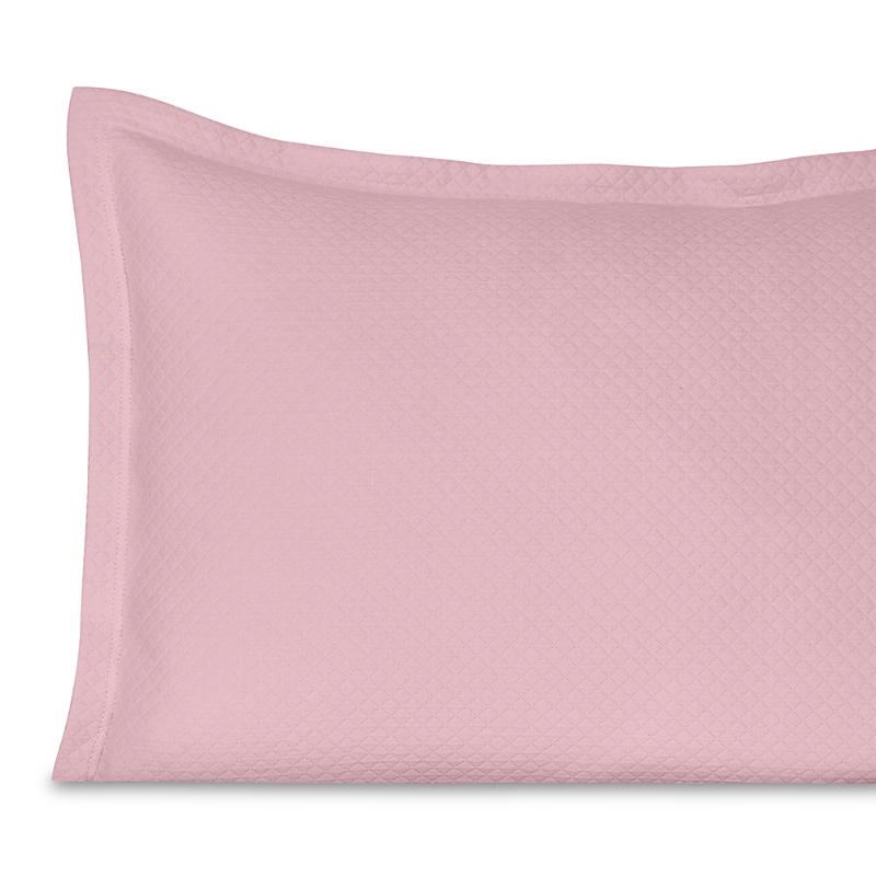 Sferra Rombo Diamond Pique Matelasse Sham, Boudoir In Carnation