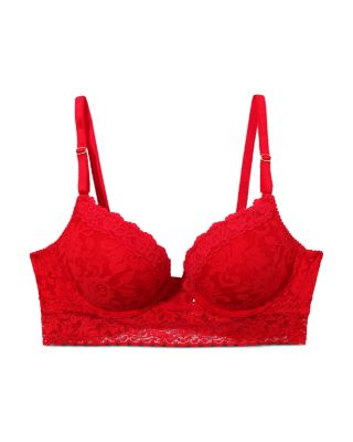 Signature Lace Plunge Push Up Bra