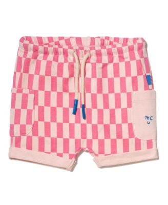 Mon Coeur - Girls' Recycled Cotton Checkered Short - Baby
