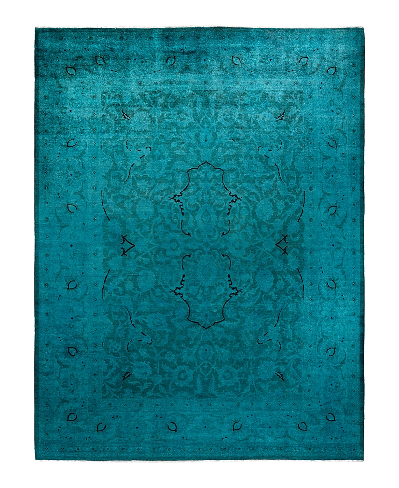 Bloomingdale's Vibrance M1604 Area Rug, 9'2 X 11'10 In Blue