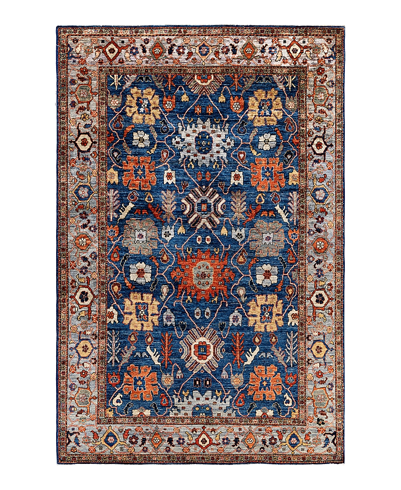 Bloomingdale's Serapi M1945 Area Rug, 6' X 9'1 In Blue
