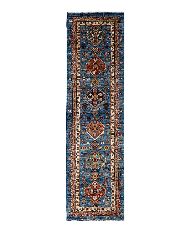 Bloomingdale's Serapi M1945 Runner Area Rug, 2'9 X 10' In Light/blue