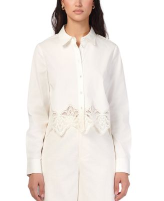 CAMI NYC - Cielo Cropped Cotton Poplin Blouse