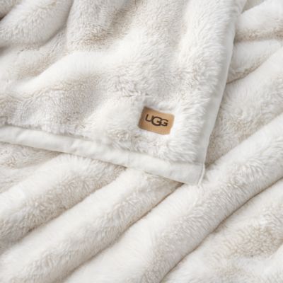 Tidal Faux Fur Throw Blanket