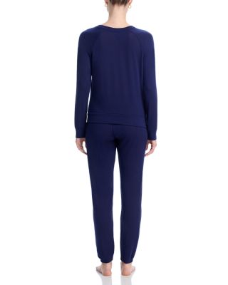 Brushed Jersey Long Pajama Set -Exclusive