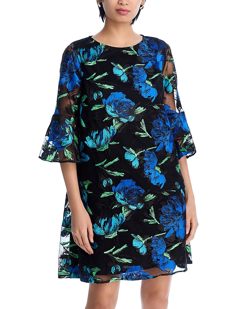 Shop Caroline Rose Bella Dress In Blue/multi