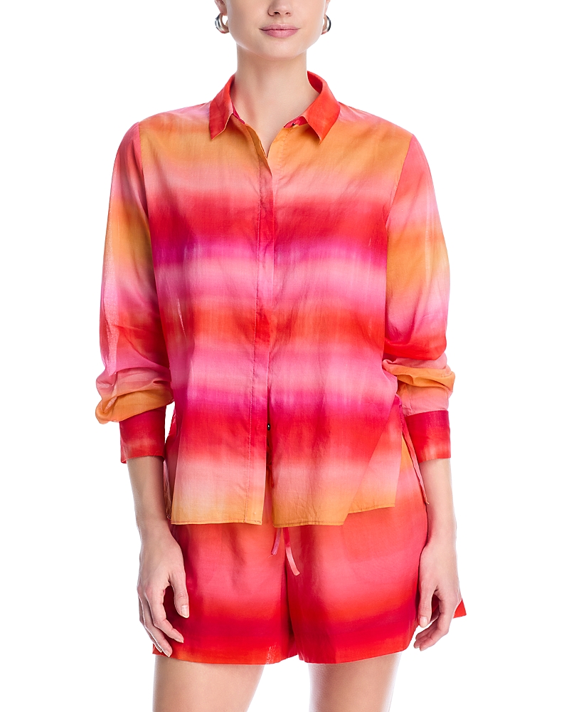 Kobi Halperin Elvrie Ombre Cover-Up Shirt