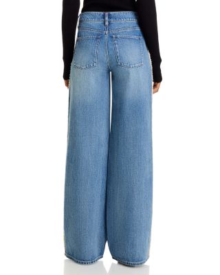 Trish Mr. Baggy Mid Rise Jeans in Denim