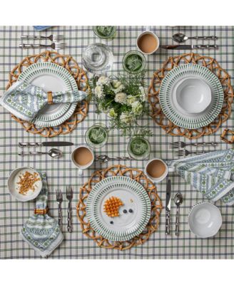 Sitio Stripe Dinner Plate