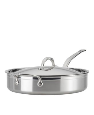 Hestan - ProBond&reg; Forged 5-Quart Professional Clad Stainless Steel Saut&eacute; Pan with Lid