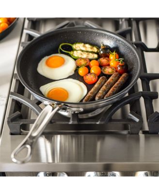 ProBond&amp;reg; Forged 11&amp;quot; Professional Clad Stainless Steel Skillet with TITUM Nonstick