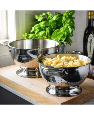 Provisions 2-Piece Stainless Steel Colander Set (3-Qt. &amp; 5-Qt.) 