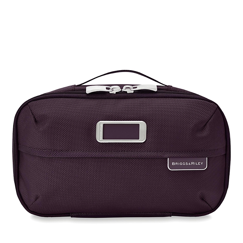 Briggs & Riley Baseline Expandable Essentials Travel Kit In Plum