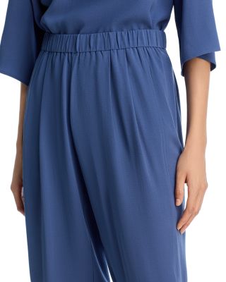 Silk Pleated Lantern Pants