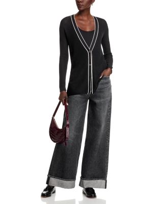 The Varsity Relaxed Fit Cardigan  