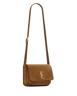 Niki Satchel Shoulder Bag in Suede