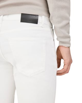 Russell Slim Straight Fit Jeans in Whiteout White