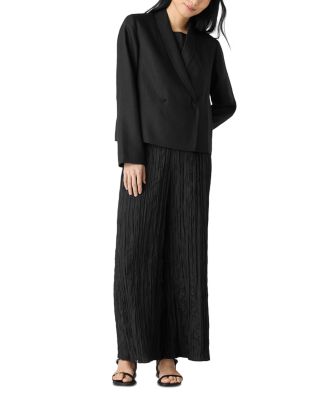 Linen & Silk Shawl Collar Jacket