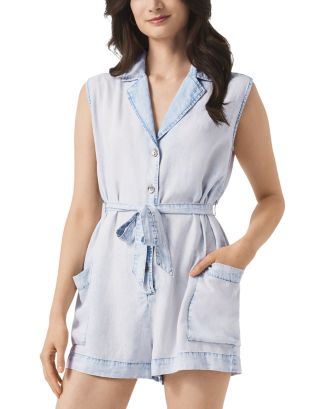 Splendid Alessi Tie Waist Romper | Bloomingdale's