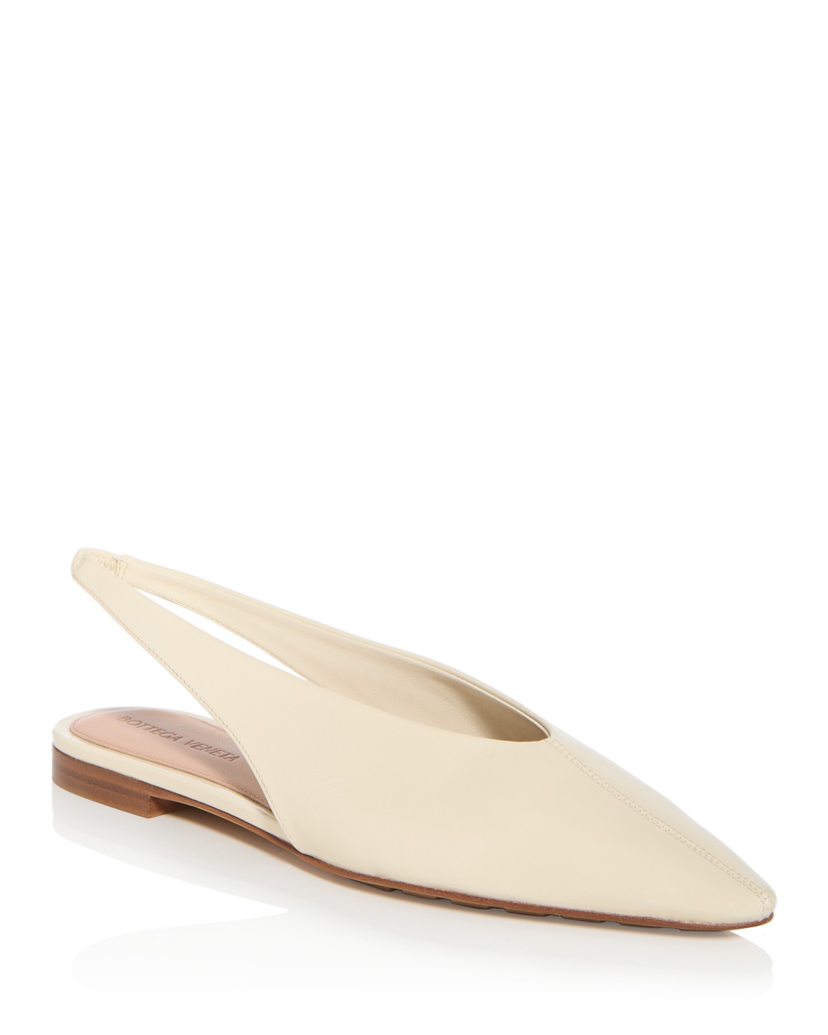 Bottega Veneta Women's Sofia Slingback Flats in Sand