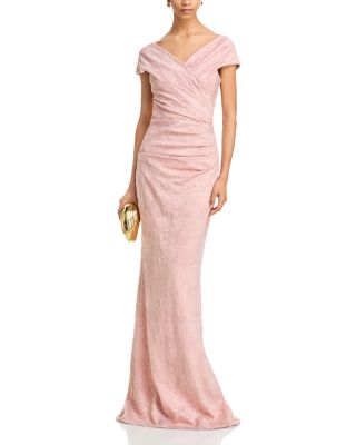 Metallic Jacquard Gown