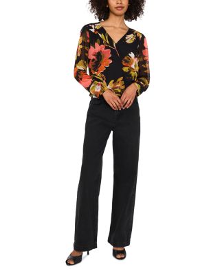 Wrapped Long Sleeve Blouse