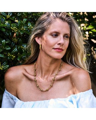 Berry Icon Hoop Earrings in 18K Gold Plated