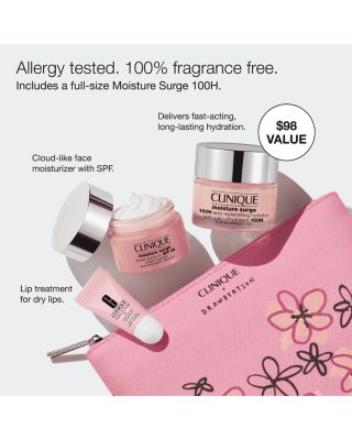 Glow from AM to PM Hydrating Moisturizer & Lip Set ($98 value)