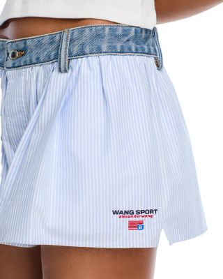 Denim Waistband Shorts