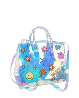 Girls' Holographic Tote Bag