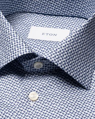 Slim Fit Printed Button Front Shirt