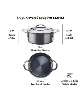 NanoBond&reg; Molecular Titanium 3-Quart Soup Pot with Lid