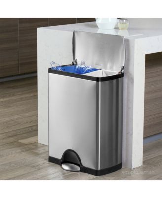 46 Liter Recycling Kitchen Trash Can