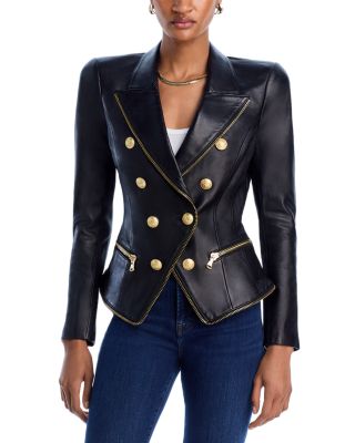 Ottilie Leather Blazer