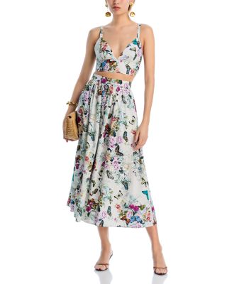 L'AGENCE - Kaori Bralette Top & Seina Midi Skirt
