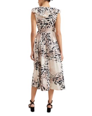 Trix Leopard Wrap Dress