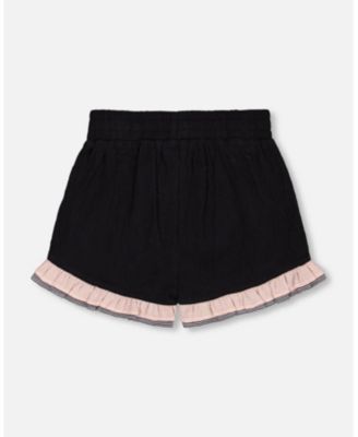 Girls' Crinkle Short with Frills - Big Kid