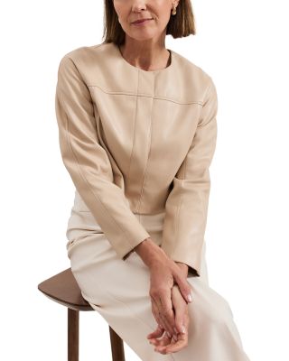 Sylvia Faux Leather Jacket