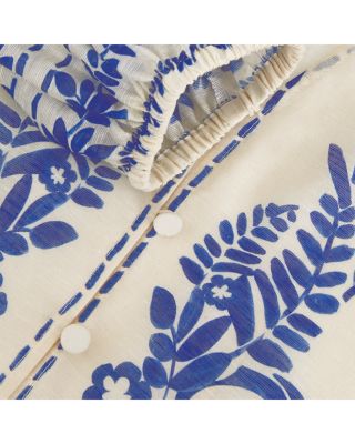 Pia Floral Button Mini Dress