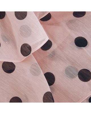 Spot Print Ruffle Dress