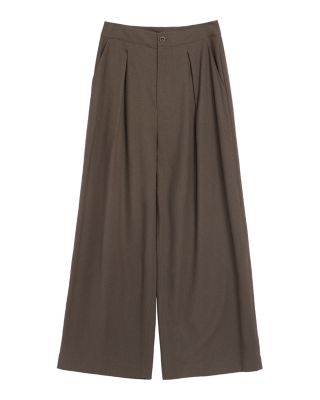 Silk Wide Leg Trousers